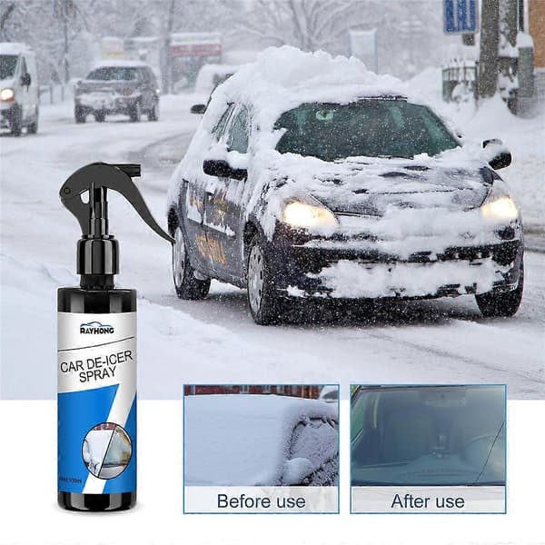 Automatisk frontrute avisingsspray snøfjerner for biler 100 ml frontrute defroster vintertilbehør for bil smelter is umiddelbart