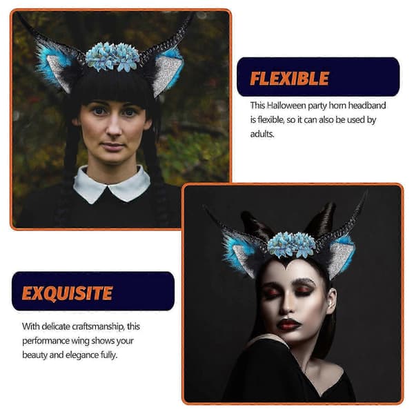 Halloween-juhlatarvike 3 kpl Cosplay-sarvipanta koristeeksi A