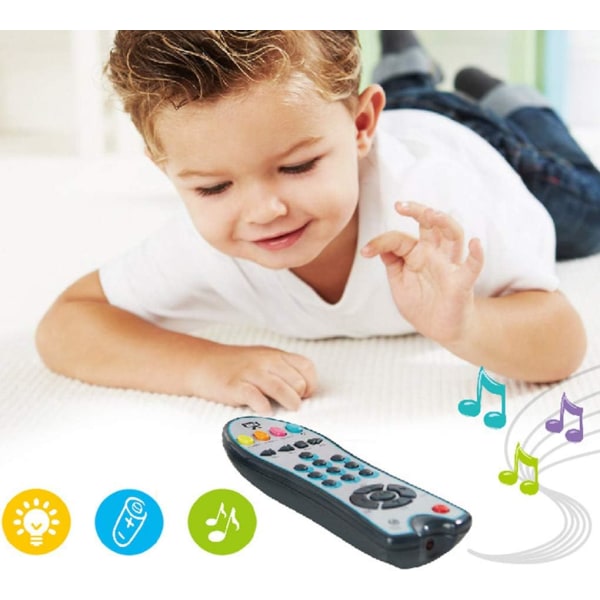 Babylegetøj Musik TV Fjernbetjening Tidligt Pædagogisk Legetøj til