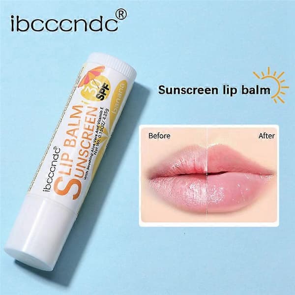 Solkrem leppepomade SPF 30 UVA-beskyttelse lepper 3 vannmelon A