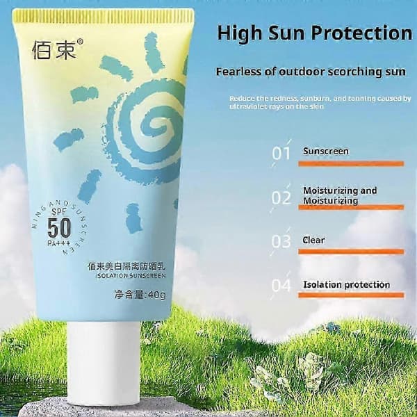 40g Whitening Isolation Solkräm Vattentät Och Svettresistent 26-27s A