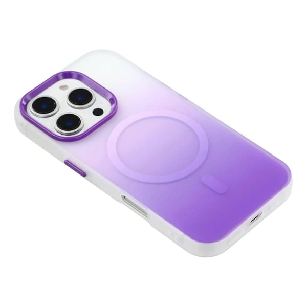 Fodral för iPhone 16 Pro kompatibelt med MagSafe Gradient Frosted Design PC + TPU Mobilskal