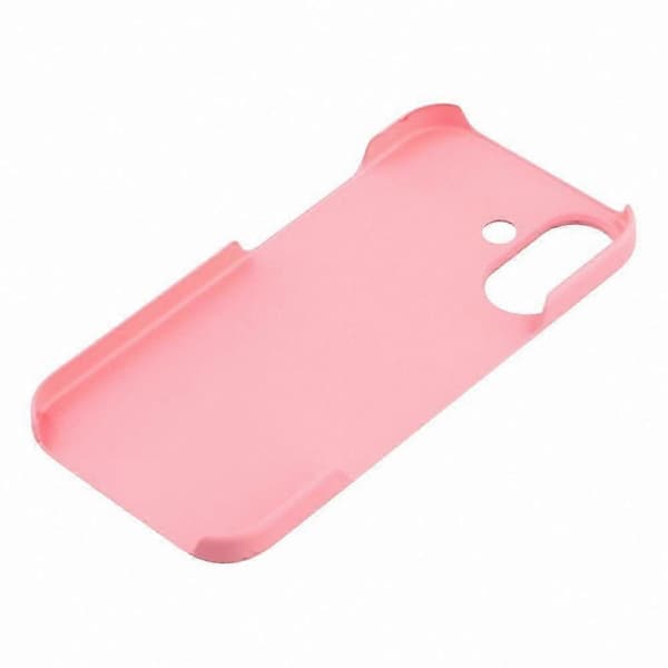 Frostet minimalistisk hardt PC-deksel for 17, fallsikkert telefondeksel Rosa