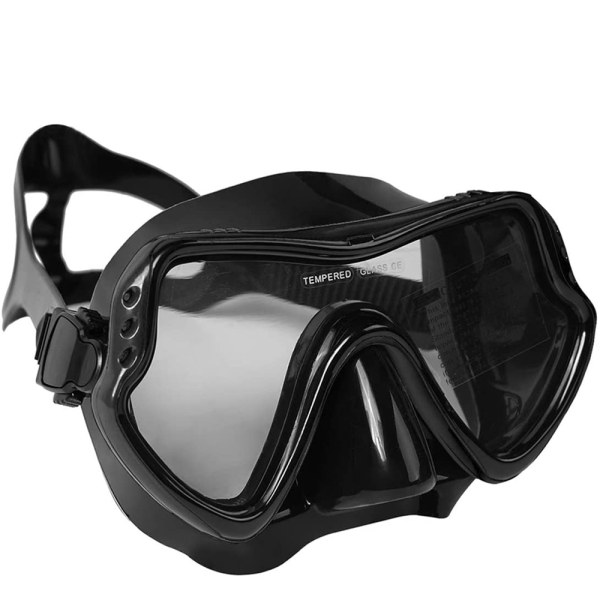 Scuba Snorkel Set, Panoramautsikt Anti-Imma Dykning Mask,