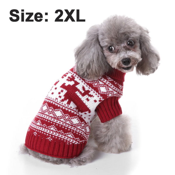 Christmas Sweaters Pet Winter Knitwear Clothes Classic Warm