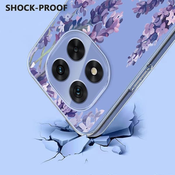 Blommönster Målat TPU-telefonfodral för Redmi Note 14 Pro 5G / 14 Pro+ 5G