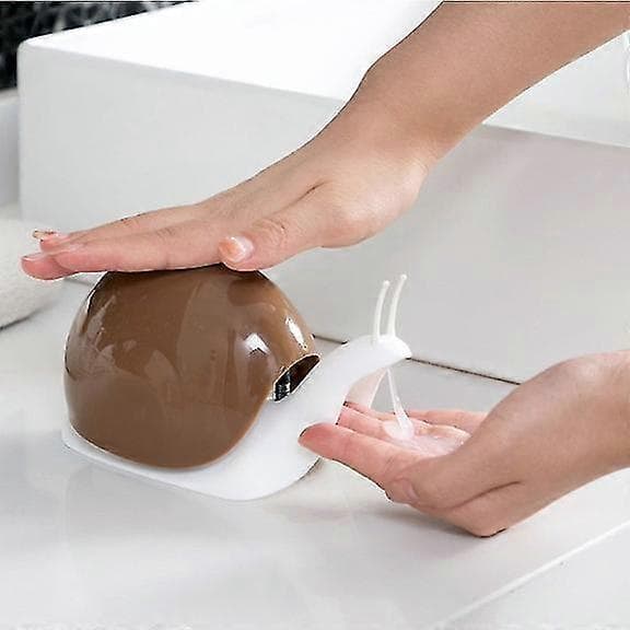 Söt snigel tvålautomat för kök, badrum etc. (120ML) (Brun) A