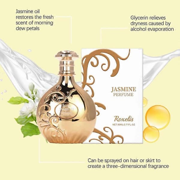 Dameparfyme Jasmin Parfyme Spray Dame Duft (4 stk)