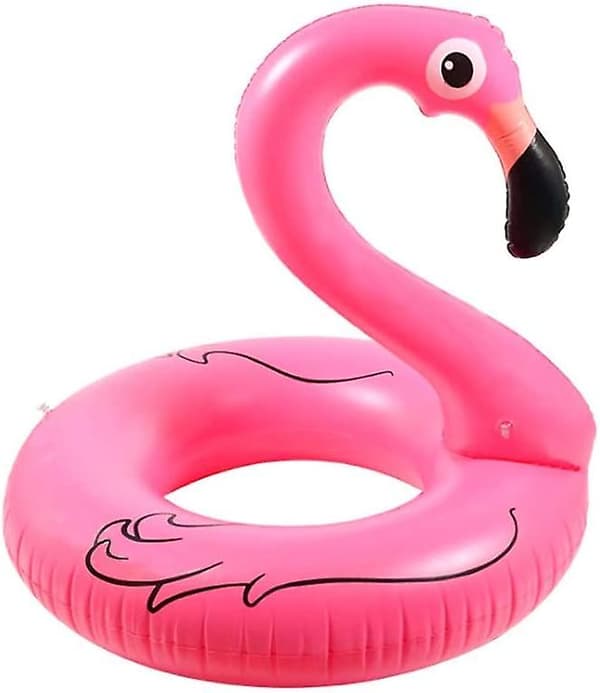 Jättestor Flamingo Pool Float, Uppblåsbara Simfestleksaker Sommarstrand Pool Lounge A