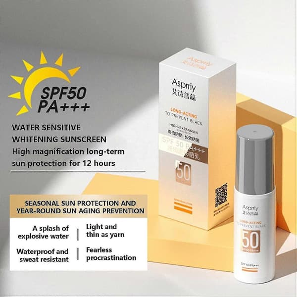 SPF 50+ Solcreme Let og Nem at Fordele Velegnet til Følsom Hud A