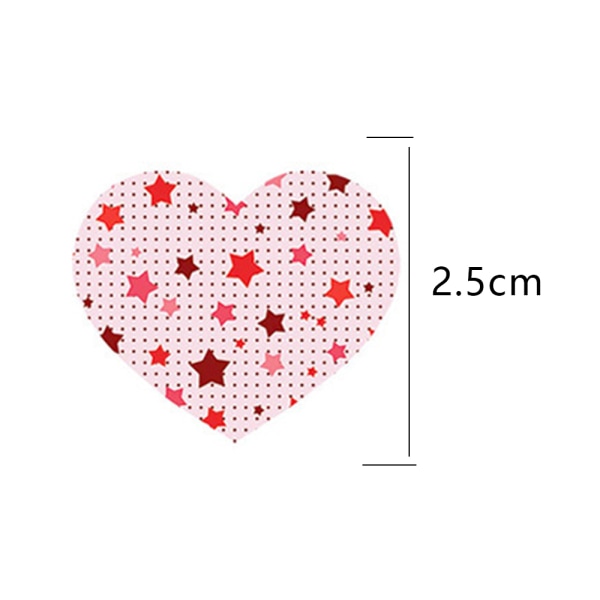 500 kpl sydäntarrat ystävänpäivään 8 väriä rakkaussisustus