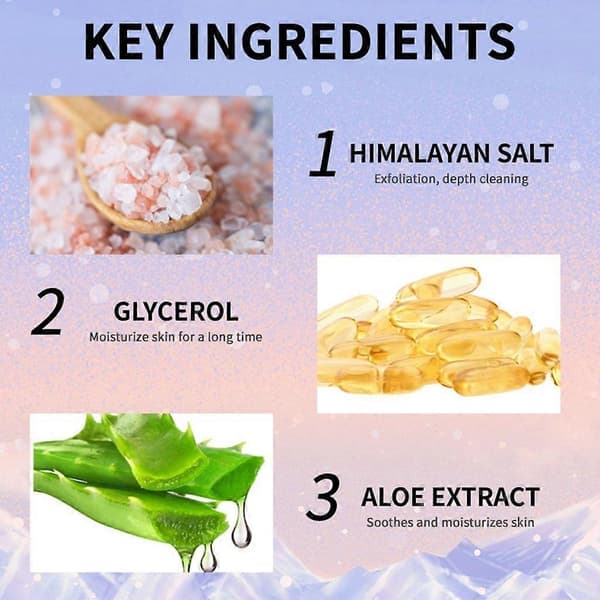 Himalaya Salt Scrub Kropsfugtighedsgivende Hud Cellulite Død Hud Rynker A