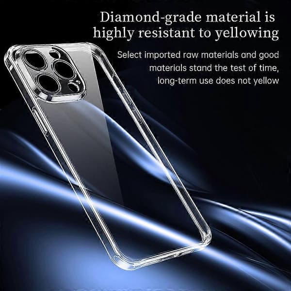 SULADA TPU Ram Härdat Glas Transparent Telefonfodral för iPhone 16
