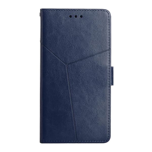 För Xiaomi Redmi Note 9 5G / Note 9T 5G Y-sömmar Horisontellt vikbart läderfodral
