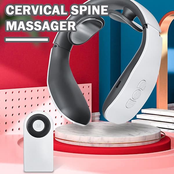 U-formad nackmassagekudde med automatisk avstängning för sovrum A