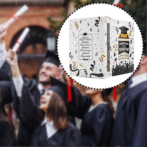 Unik presentförpackning med 12 dagars överraskningar, unik minnesvärd present till studenter Style 1