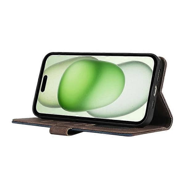 ABEEL Kompatibel med iPhone 15 Plus telefoncover Farvematchende RFID-kortpladser etui A