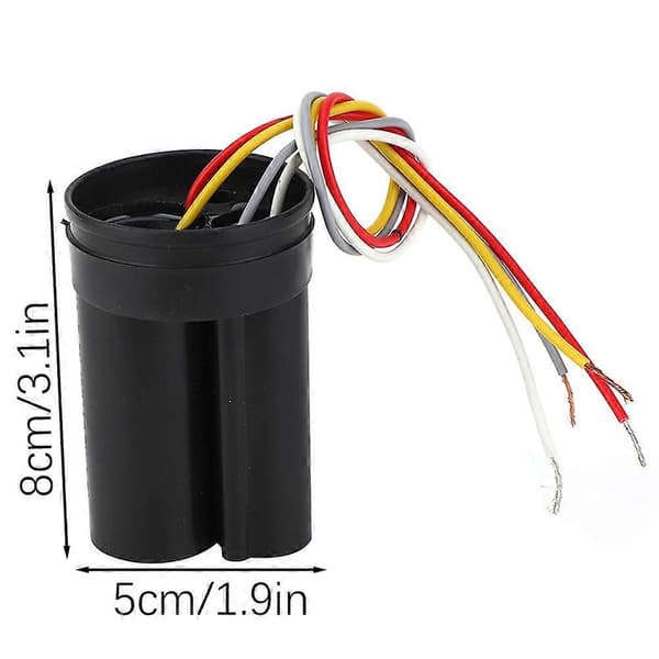 C450V 12uf+5uf Dobbelte Startkondensatorer Nem Installation Hvidevaredele Vaskemaskinetilbehør A