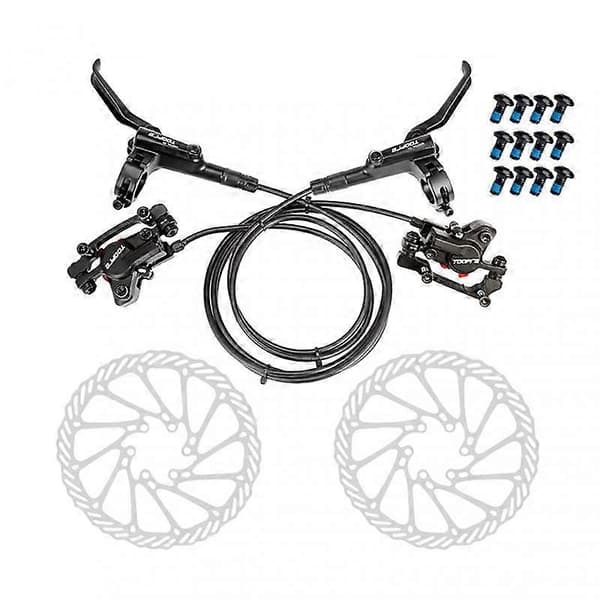 TOOPRE Cykelbroms Hydraulisk Skivbroms MTB Dubbelkolvsbroms Fram Bak Mountain