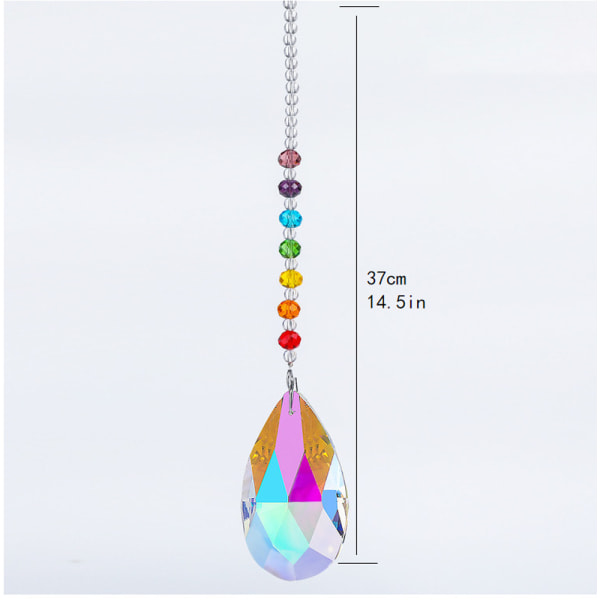 Colorful Crystal Prism Pendant Wall Mount Prism Christmas