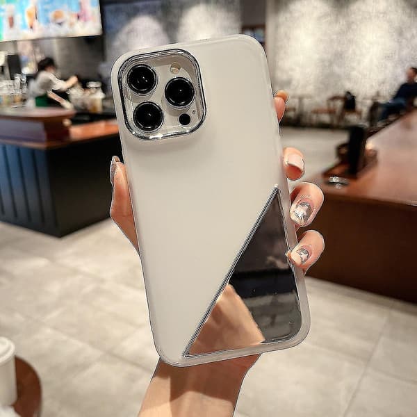 Unik triangulär spegeldesign för Iphone 13 Pro Max - Högkvalitativ, reptålig, halkfri, D A