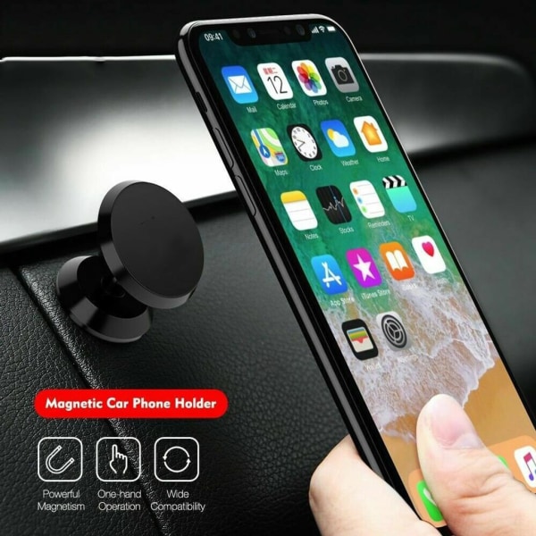 Magnetisk mobiltelefonholder bilnavigasjon dashbord bil smarttelefonholder universal