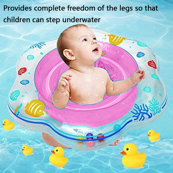 Svømmebabyflott for basseng, babybåt med aktivitetssentre