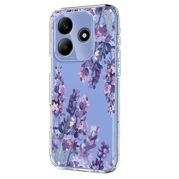 Blommönster Målat TPU-telefonfodral för Redmi Note 14 4G 164.84mm