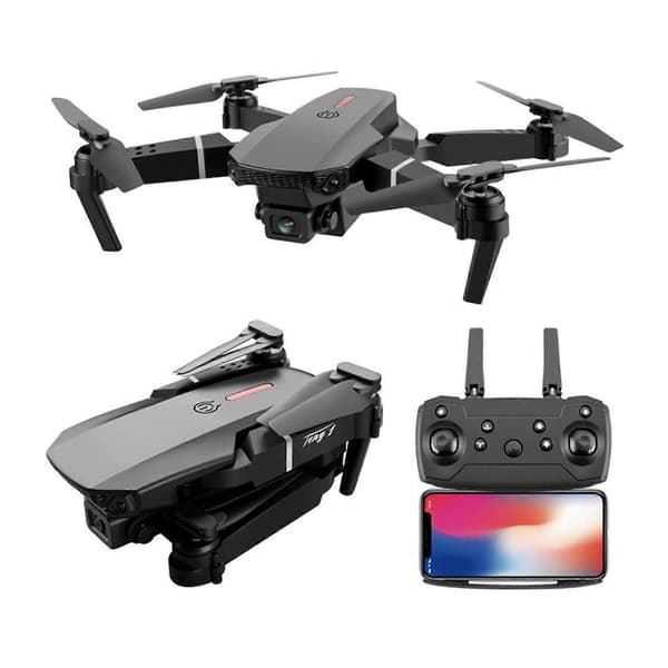 E88 Pro Drone 4K HD-kamera Dron WIFI FPV Høydeholdmodus Luftfotografering Droner