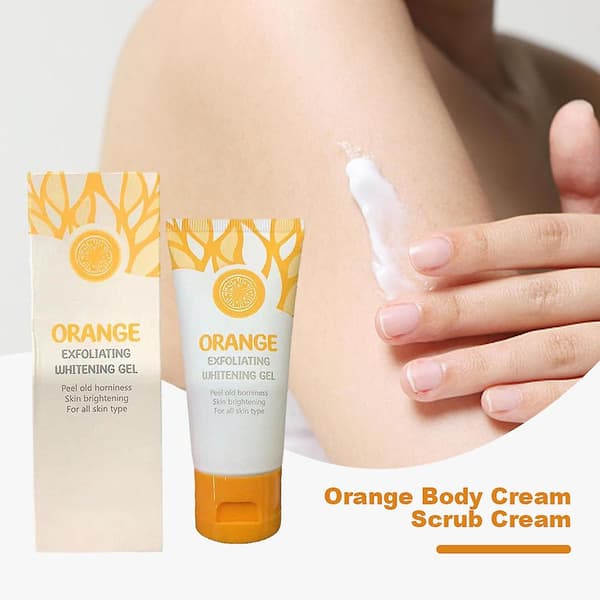 Usual Oranges Body Scrub Eksfolierende Blegende Ansigtspeeling til Kvinder Mænd A