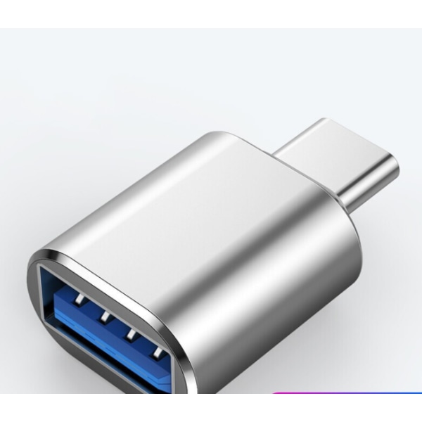 Typ-C till USB adapter, USB C till USB 3.0-adapter, aluminium