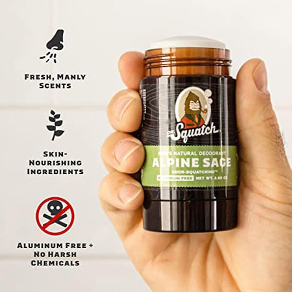 Naturlig deodorant for menn aluminiumfri lukt-squatching herredeodorant A