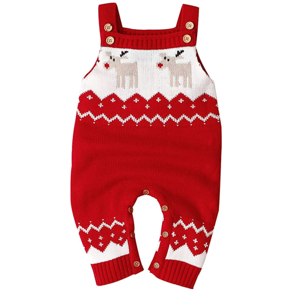 Baby Boy Juletøj Småbørnstøj Pige Baby Sweater Re