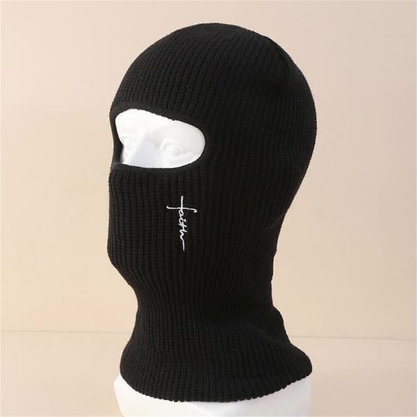 Rolig rånarbalaklava herrdräkthattar Halloweenpresent Pulloverhatt Mjuk mössa Halloweenpresent Varm mjuk balaklavahatt 2 A