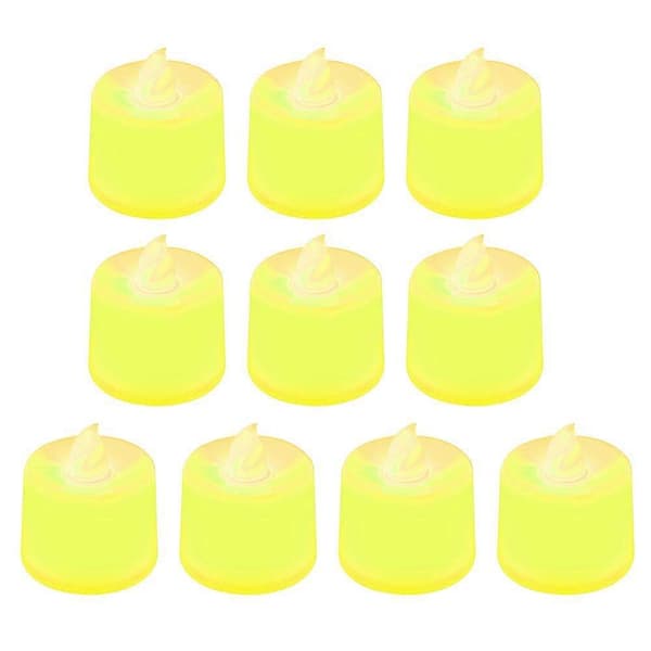 10PCS Flameless LED värmeljus flimrande batteridrivet bröllop