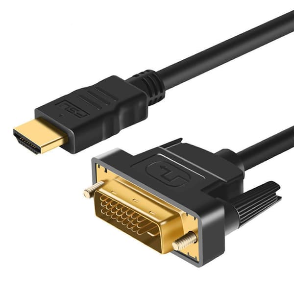 HDMI til DVI-D 24+1 Pin Han Kabel AV Fuld HD PC LCD PS3 XBOX HDTV 1.5M ~ 5M