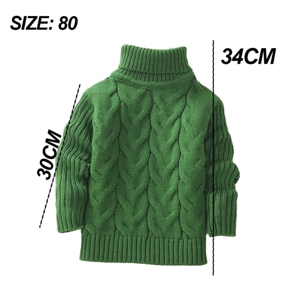 Boys Girls  Long Sleeve Chunky Warm Pullover Top Sweater