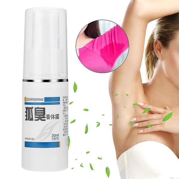 Luktfjernende vann antiperspirant kroppslukt armhulesvettefjerner spray (30ml) A