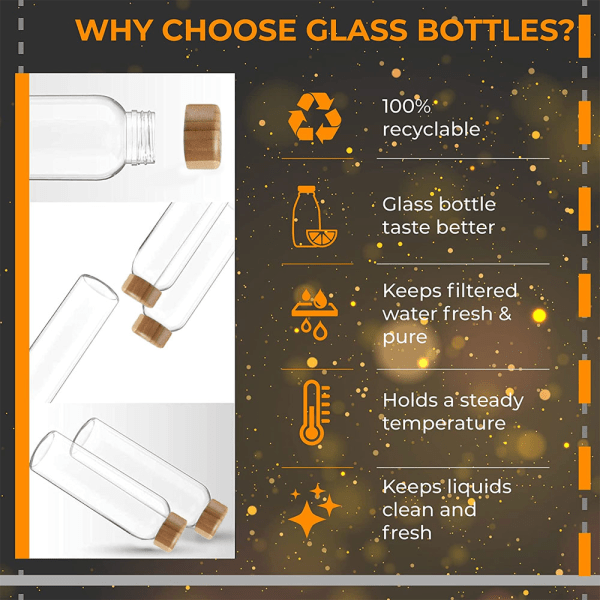 550 ml dubbelväggigt glas med silikonskydd, värmeisolering,