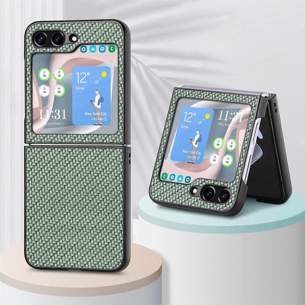 Kolfiber vikbart telefonfodral för Samsung Galaxy Z Flip5