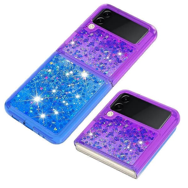 Til Samsung Galaxy Z Flip4 5G TPU-deksel Gradient Quicksand Telefonbakdeksel
