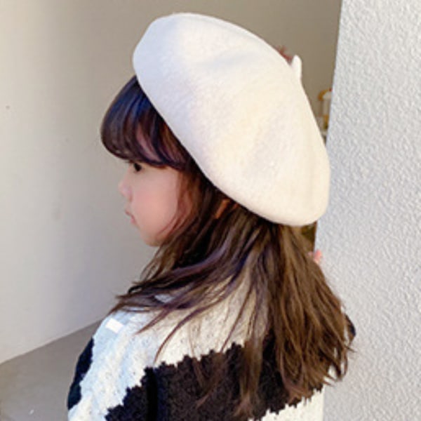 Klassiske Beretter til Baby-Piger Solid Artist Beanie Cap, Toddler W