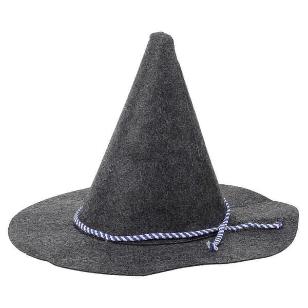 Halloween Heksehat Gråt Filtmateriale Halloween Kostume Hat Rekvisit A