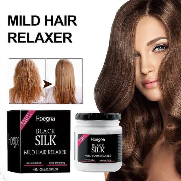 1-3 stk. Naturlig sort silke mild hårglatter hårudretter beskytter A