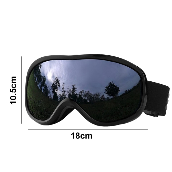 Double layer anti-fog ski goggles, ski sports equipment,