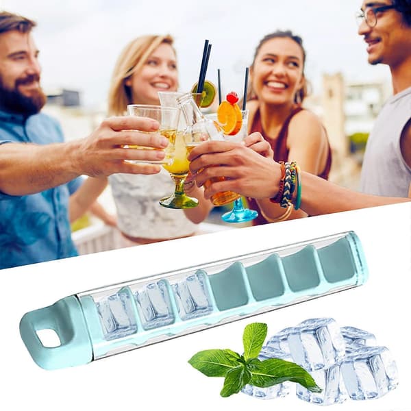 Sommarbesparingar Hemerbjudanden! Zeceouar Isform med lock och behållare 1-pack för frys 7 st is A