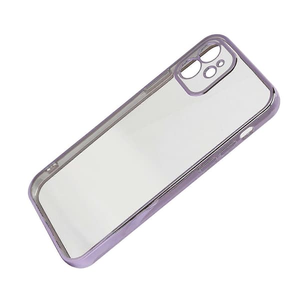 SULADA Lilla Elektroplettering TPU Cover til iPhone 12 - 99% Klarhed & Fuld Beskyttelse A