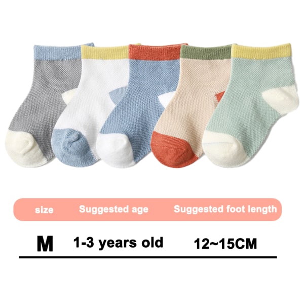 Sommar tunn stil mesh andas strumpor nya baby medium tub M