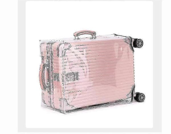 Helt transparent bagageskyddsväska Vattentät PVC-resväska A