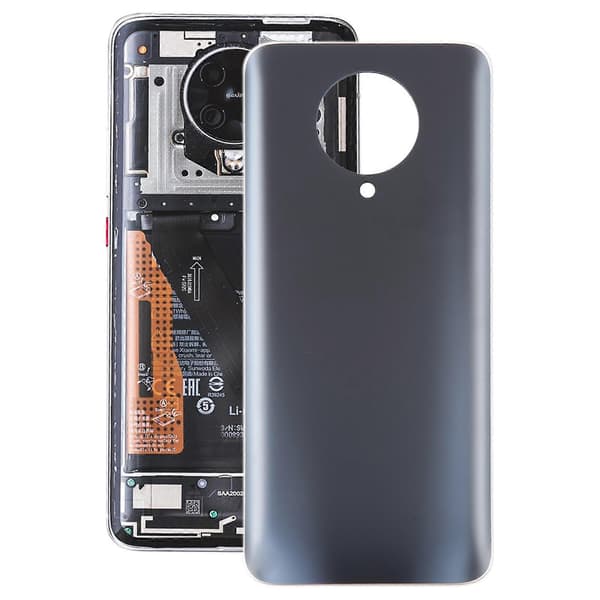 Til Xiaomi Poco F2 Pro OEM Glas Batteri Bagcover Sort